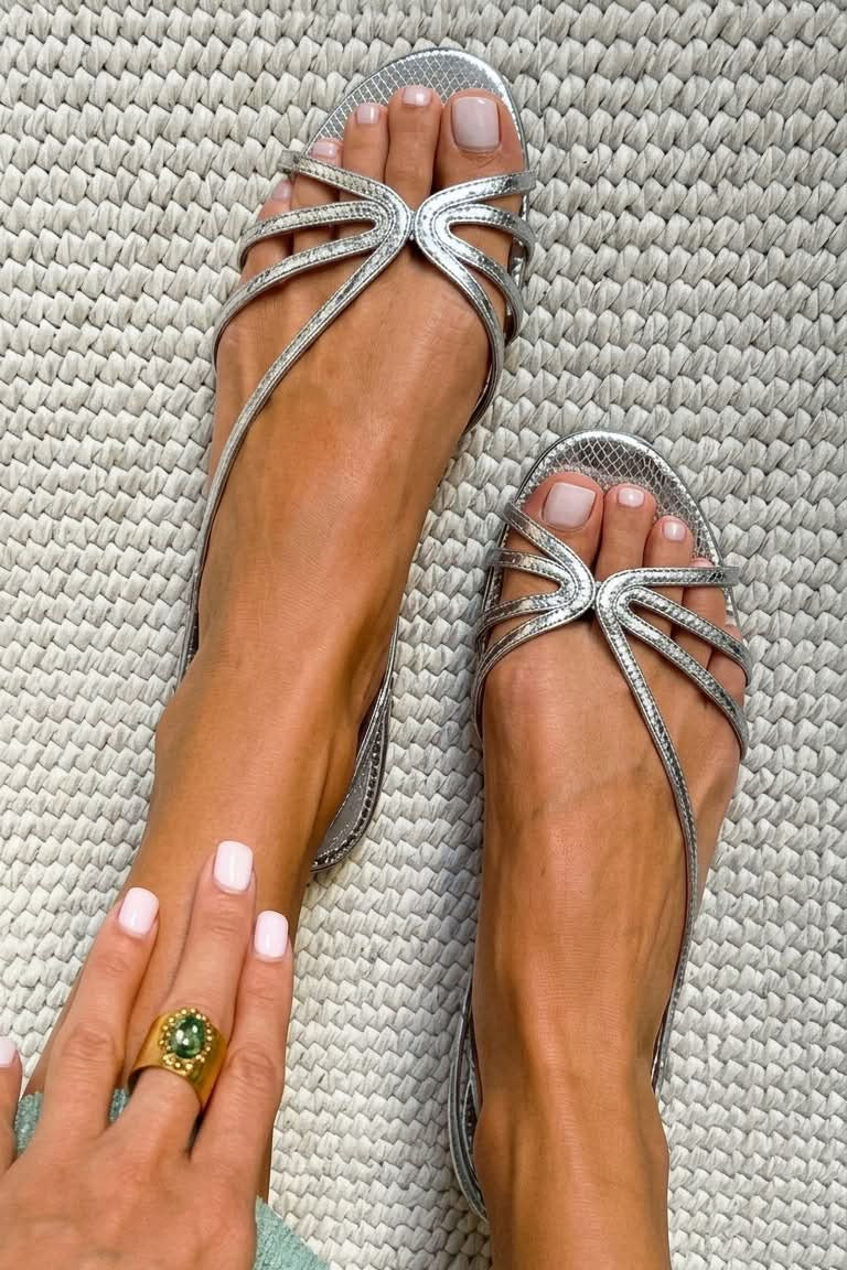 Maréa | Sandálias Douradas para um Verão Elegante