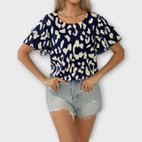 Evelyn | Blusa casual com decote redondo