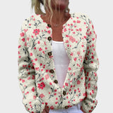 Catarina | Cardigan Floral de Outono