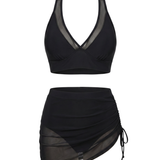 Conjunto de Biquíni com Corda Ajustável