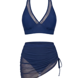 Conjunto de Biquíni com Corda Ajustável