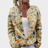 Cláudia | Cardigan Floral de Outono