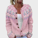 Daniela | Cardigan Floral de Outono
