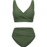 Conjunto de Biquíni de Cintura Alta Premium