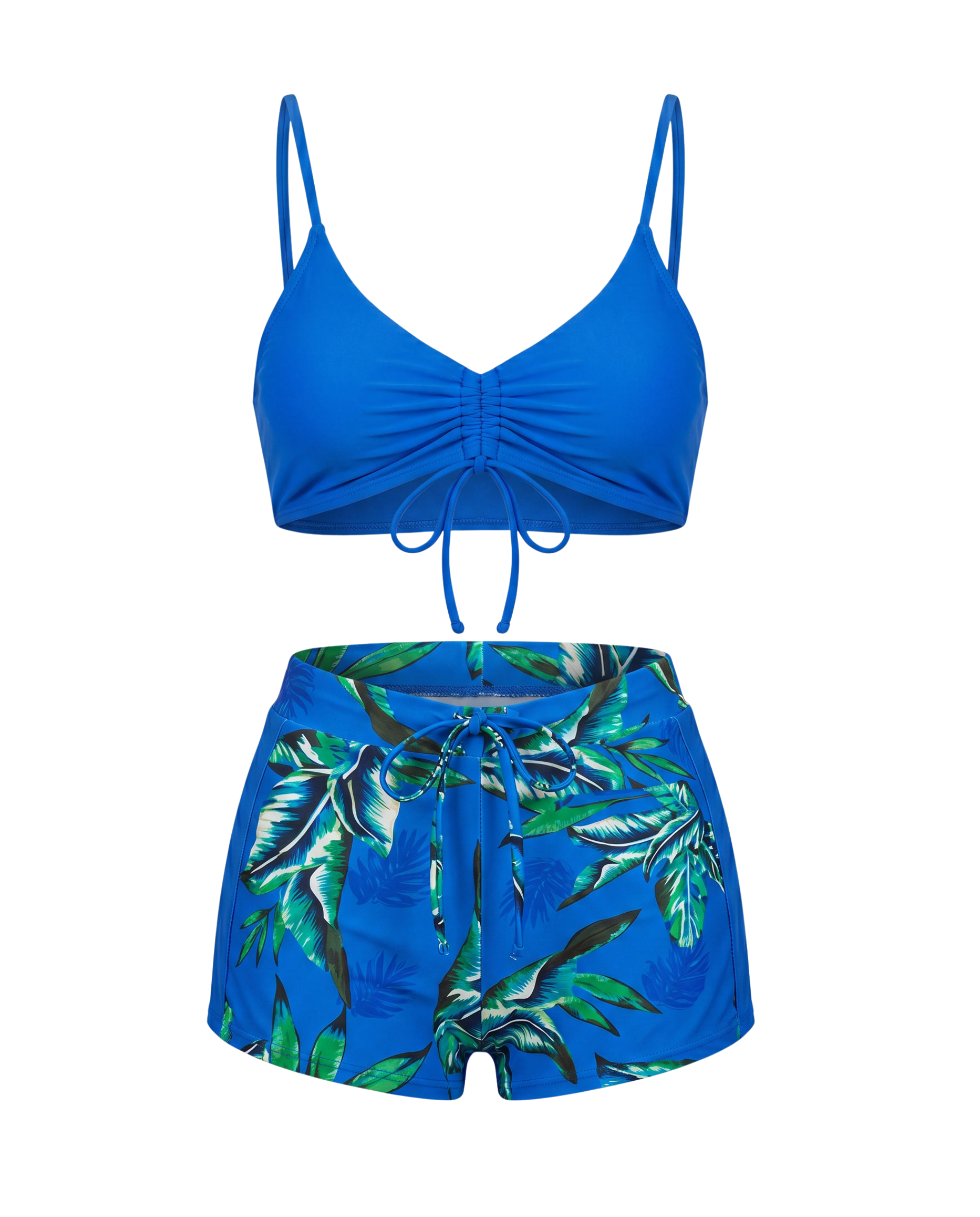 Conjunto de Biquíni com Estampa Floral