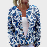 Maria | Cardigan Floral de Outono