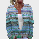 Isabel | Cardigan Floral de Outono