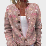 Raquel | Cardigan Floral de Outono