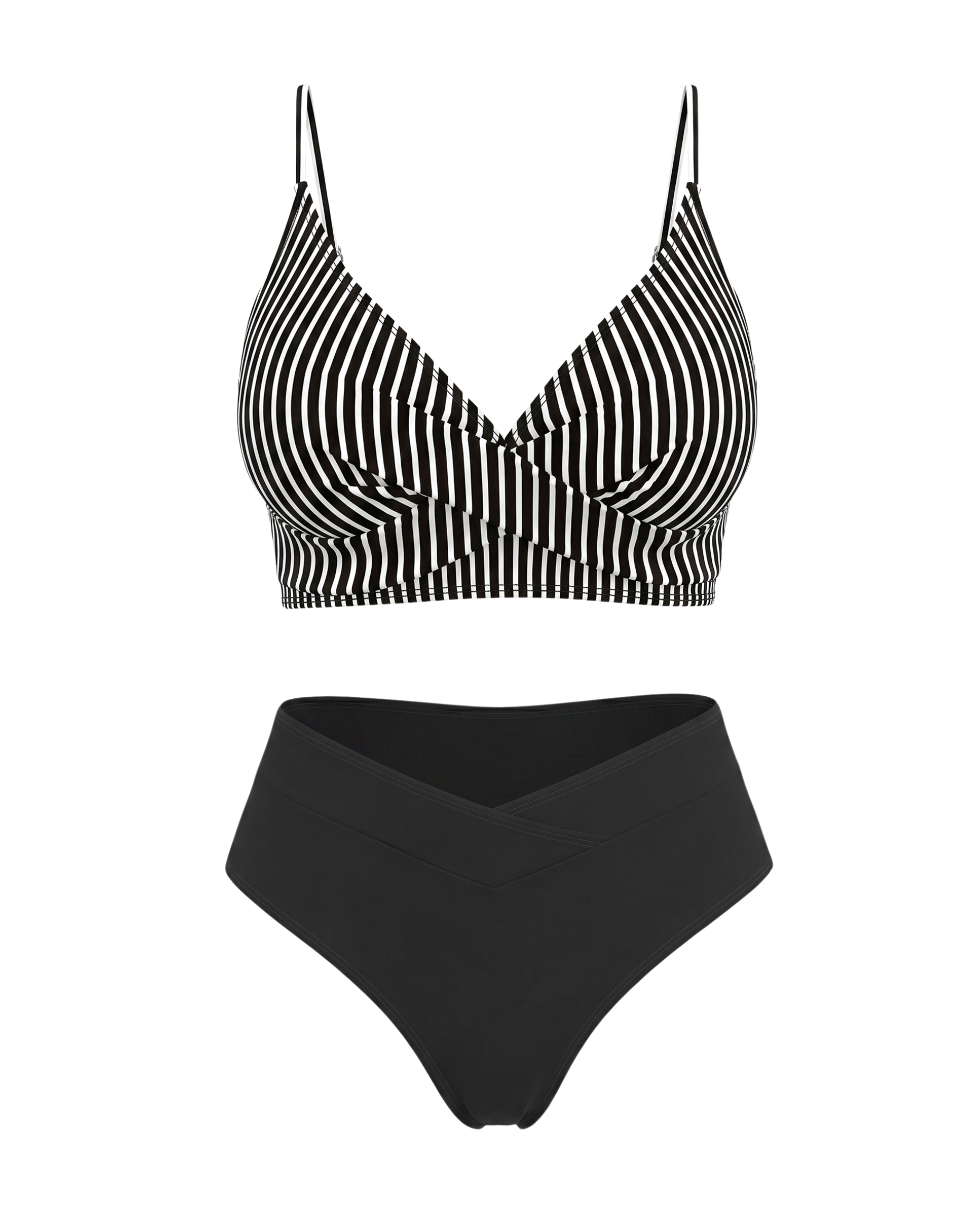 Conjunto de Biquíni de Cor Sólida