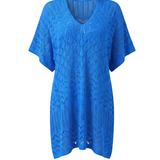 Striped Knit Cover-Up