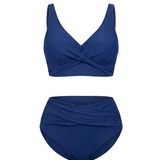 Conjunto de Biquíni de Cintura Alta Premium
