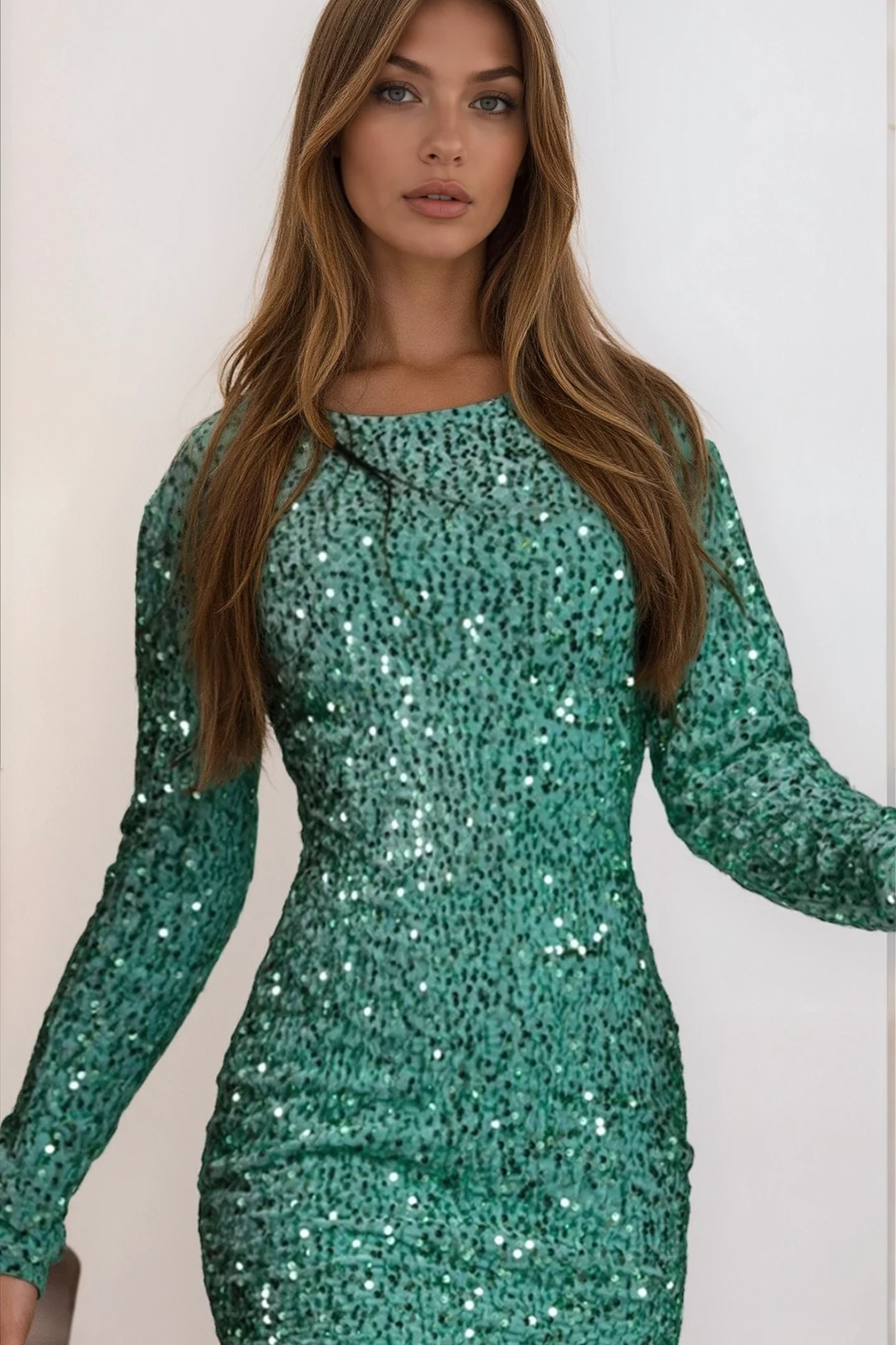 Inari | Vestido curto com lantejoulas
