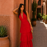 Martina | Vestido Vermelho Manila
