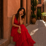 Martina | Vestido Vermelho Manila