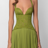 Cristina | Vestido Maxi Verdant