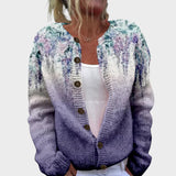 Inês | Cardigan Floral de Outono