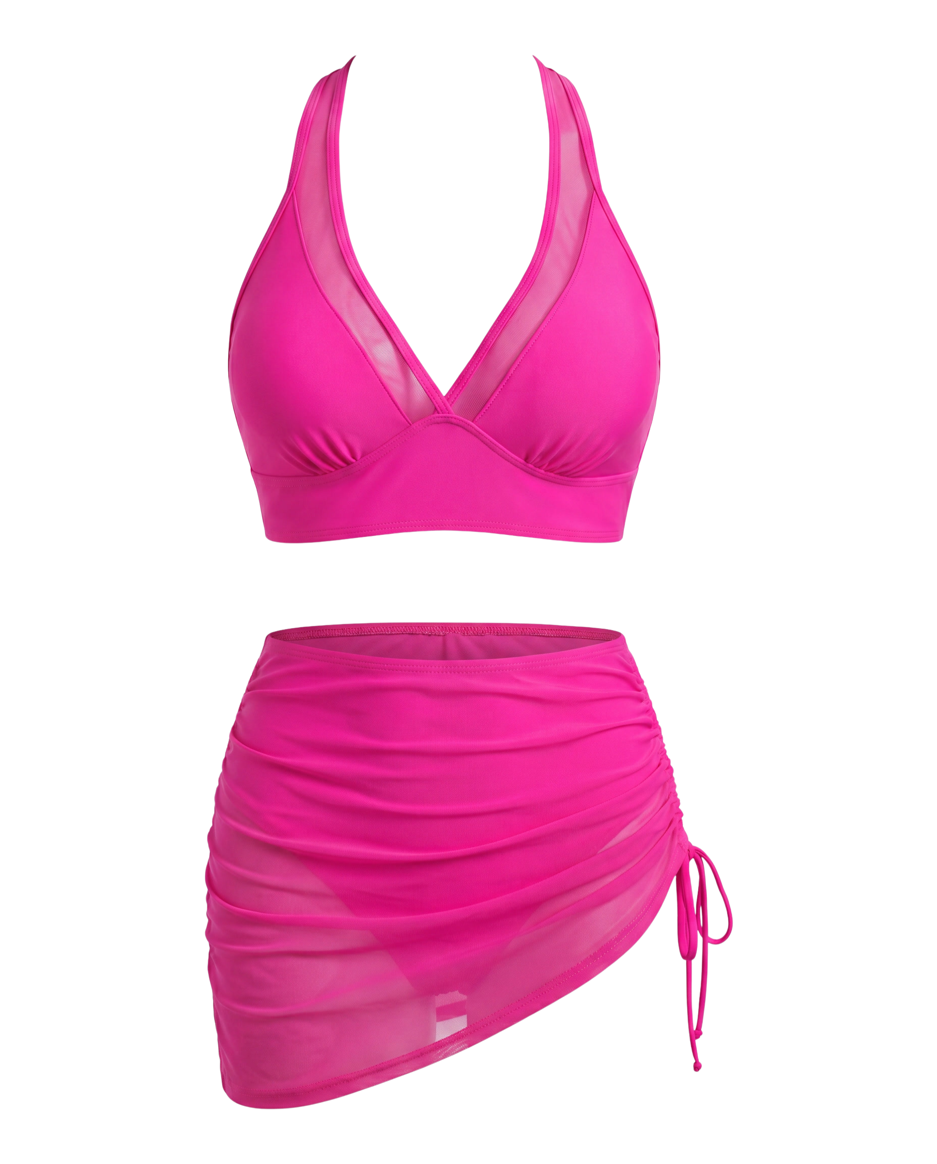 Conjunto de Biquíni com Corda Ajustável