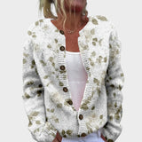 Joana | Cardigan Floral de Outono
