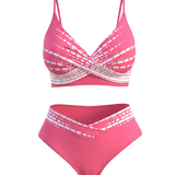 Conjunto de Biquíni de Cor Sólida