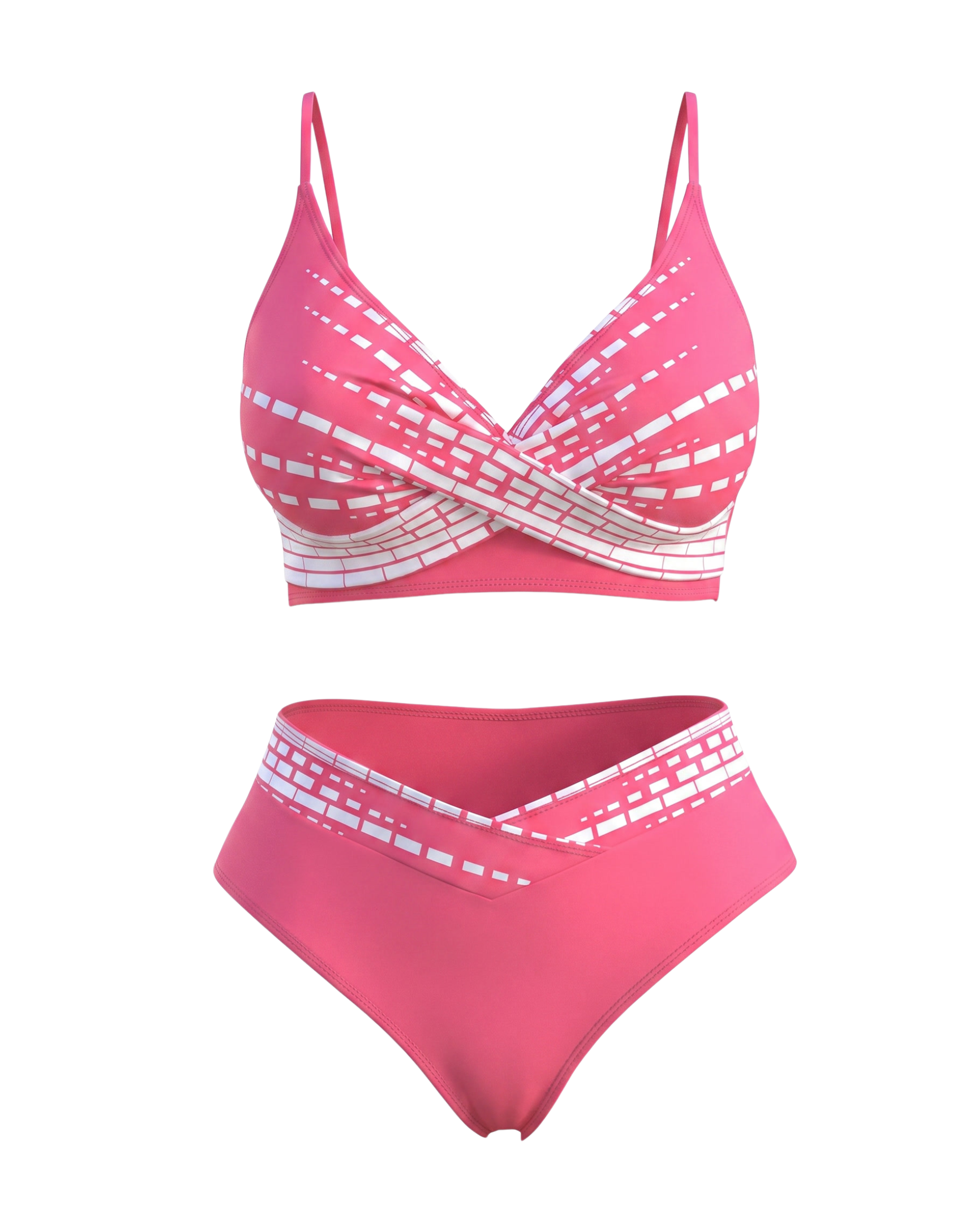Conjunto de Biquíni de Cor Sólida
