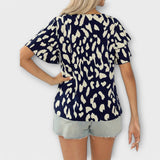 Evelyn | Blusa casual com decote redondo