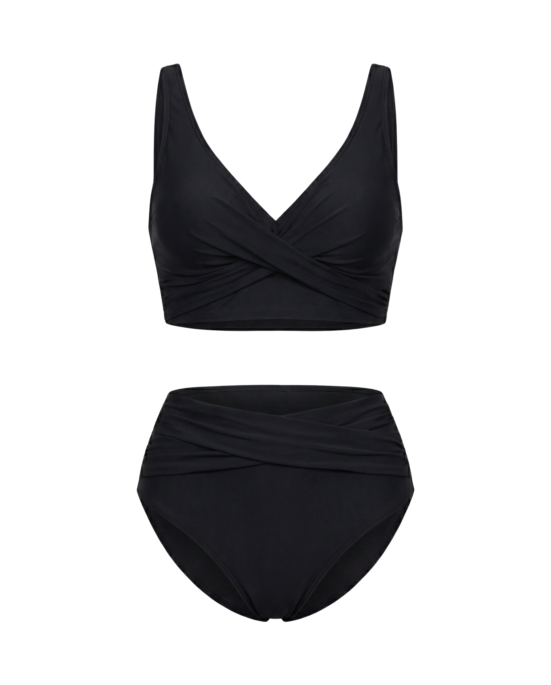 Conjunto de Biquíni de Cintura Alta Premium