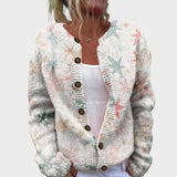 Leonor | Cardigan Floral de Outono