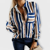 Ema | Blusa casual às riscas