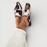 Amália | Mocassins com padrão abstrato