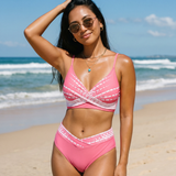 Solid Color Bikini Set