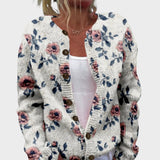 Laura | Cardigan Floral de Outono