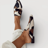 Amália | Mocassins com padrão abstrato
