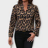Catarina | Blusa casual leopardo