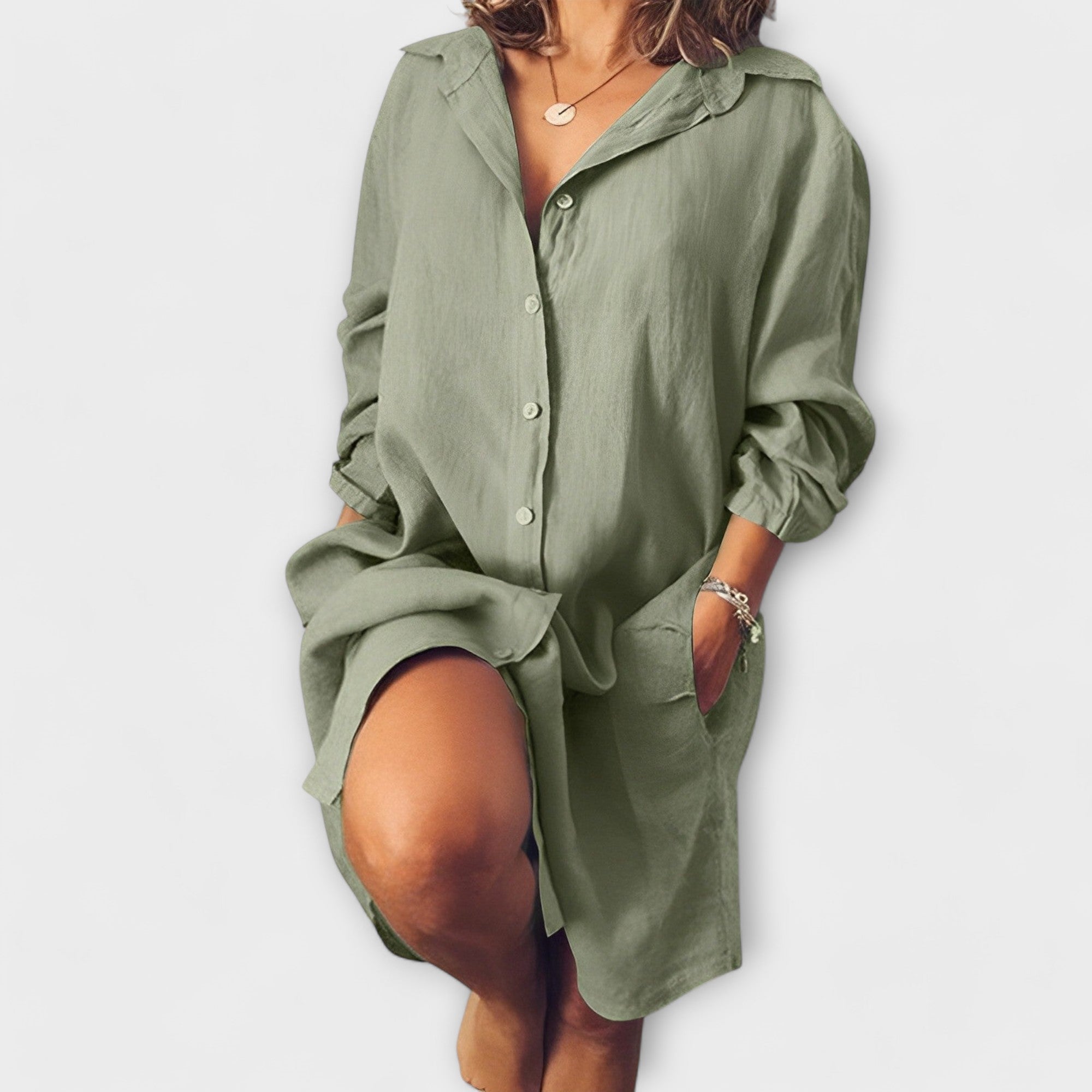 Clara | Blusa casual de linho