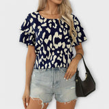 Evelyn | Blusa casual com decote redondo