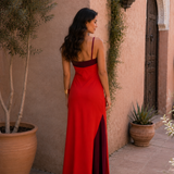 Sofia | Vestido Longo Halter com Fenda