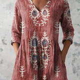 Elise | Blusa Longa com Decote em V Elegante