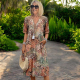 Iris | Vestido fluido leve com efeito lisonjeiro