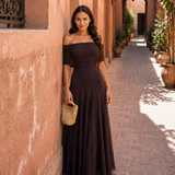 Patricia | Vestido Toledo na cor castanha