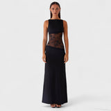 Lucinda | Vestido comprido de renda