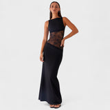 Lucinda | Vestido comprido de renda