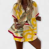 Filipa | Conjunto Curto Leopardo Chic