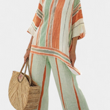 Dalila | Conjunto De Linho com Riscas