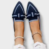 Dalva | Sapatos rasos para mulher com nó