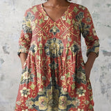 Lea | Blusa Longa com Decote em V Elegante
