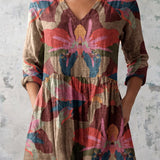 Sarah | Blusa Longa com Decote em V Elegante