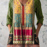 Emilie | Long Sleeve Blouse with V-Neck