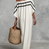 Aveline | Vestido Maxi Off-Shoulder com Mangas de Morcego