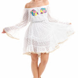 SARA | VESTIDO COM BORDADO COLORIDO