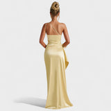 Ariel | Vestido Assimétrico Cetim